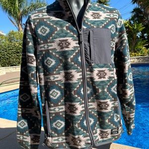 WESC Moritz Fleece Aztec AOP Jacket